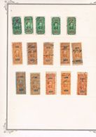 Coleccion De Sellos Ficales De Brasil Con 12 Hojas De Albums Y 270 Sellos - Used Stamps