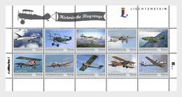 Liechtenstein - Postfris / MNH - Sheet Historische Vliegtuigen 2017 - Neufs