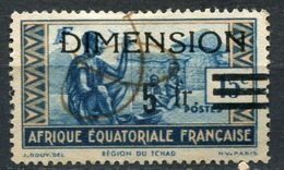 A. E. F. TIMBRE FISCAL N°19 - Used Stamps