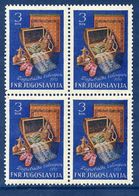 YUGOSLAVIA 1951 Zagreb Fair Block Of 4  MNH / **.  Michel 671 - Neufs