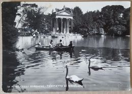 ROMA - VILLA BORGHESE - Tempietto Di Esculapio - Vg 1951 - Parchi & Giardini