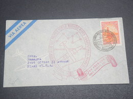 ARGENTINE - Enveloppe Par Avion Buenos Aires/ Miami En 1949 , Cachets Plaisants - L 12371 - Cartas