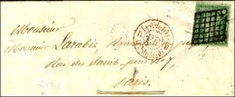 Grille / N° 2 Càd Rouge B LEV. B / PP Sur Lettre De Paris Pour Paris. 1850. - TB. - R. - 1849-1850 Cérès
