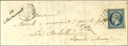 PC 1514 / N° 10 Càd T 15 FONTENAY-LE-COMTE 79 Cursive 79 / L'Hermenault Sur Lettre Avec Texte Pour La Rochelle. 1853. -  - 1852 Louis-Napoléon