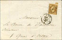 Losange J / N° 13 Type I Piquage Susse Càd J PARIS J Sur Lettre PourParis. 1861. - TB / SUP. - R. - 1853-1860 Napoleone III