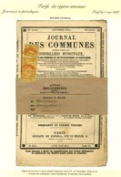 Càd IMPRIMES P.P. Rouge / N° 86 Bande De 3 (1 Ex. Leg Def) Sur Journal Entier Journal Des Communes Adressé Sous Bande Au - 1876-1878 Sage (Typ I)