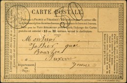 Càd VILLEVALLIER / YONNE 10 AVRIL 80 Sur CP Non Affranchie Pour Auxerre Taxée 30 DT. - SUP. - RR. - 1859-1959 Covers & Documents