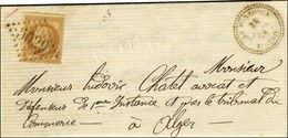 GC 5029 / N° 28 Càd T 22 LE FOUNDOUK / ALGERIE Sur Lettre Locale Pour Alger. 1868. - TB. - R. - Andere & Zonder Classificatie