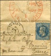 Lettre Avec Texte Daté De Paris Le 3 Octobre 1870 : '' J'apprends à L'instant Qu'un Ballon Va Partir De La Place St Pier - War 1870