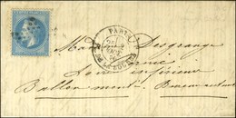 Etoile 1 / N° 29 Càd PARIS / PL. DE LA BOURSE 2 OCT. 70 Sur Lettre Pour Pornic, Au Verso Càd D'arrivée 16 OCT. 70. LE WA - Guerra Del 1870