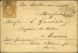 Etoile 31 (rare) / N° 28 Càd PARIS / CORPS LEGISLATIF 14 OCT. 70 Sur Carte Pour Tonneins. Au Verso, Càd D'arrivée 21 OCT - Krieg 1870