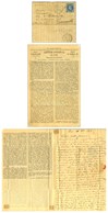 Etoile / N° 29 Càd PARIS (60) 29 OCT. 70 Sur Gazette N° 1 Pour Granville, Au Verso Càd D'arrivée 4 NOV. 70. LE FULTON Ce - War 1870