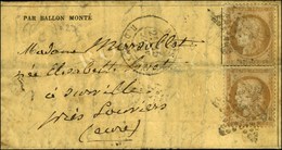 Etoile 8 / N° 36 (2) Càd PARIS / R. D'ANTIN 15 JANV. 71 Sur Gazette N° 27 Pour Louviers. Au Verso, Càd Tardif 8 FEVR. 71 - Krieg 1870