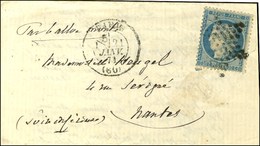 Etoile / N° 37 Càd PARIS (60) 21 JANV. 71 Sur Lettre Pour Nantes, Au Verso Càd D'arrivée 28 JANV. 71. LE TORRICELLI. - T - Guerra Del 1870