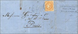 Lettre Non Affranchie Datée De Strasbourg Le 26 Avril 1871, Adressée Sous Double Enveloppe à L'Agence Gambogi Pour être  - Guerre De 1870