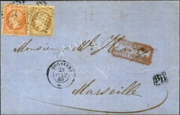 Ancre / N° 21 + 24 Càd GODAVERY / * 25 JUIN 65 Sur Lettre De Constantinople Pour Marseille. - TB. - Maritime Post