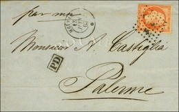 Ancre / N° 23 Càd MEINAM / * 13 JUIN 63 Sur Lettre De Marseille Pour Palerme. - TB. - R. - Maritime Post