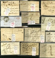 Lot De 12 Cursives Des Hautes Alpes (cote 1800). - B / TB. - 1801-1848: Précurseurs XIX