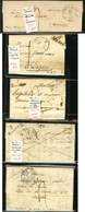 Lot De 5 Cursives Des Basses Alpes (cote 420). - B / TB. - 1801-1848: Vorläufer XIX