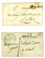 Lot De 2 Cursives De Corrèze. - B / TB. - 1801-1848: Vorläufer XIX