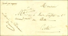 19 / Prunelli / Di-Fiumorbo Sur Lettre Non Datée Adressée En Franchise à Corte. - SUP. - 1801-1848: Vorläufer XIX