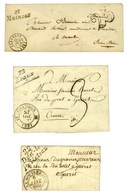 Lot De 3 Cursives De La Creuse (cote 270). - TB. - 1801-1848: Precursori XIX