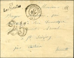 33 / Les Matelles Càd T 15 MONTPELLIER (33) Taxe 25 DT. 1853. - TB / SUP. - R. - 1801-1848: Vorläufer XIX