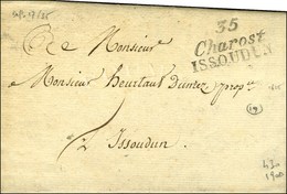 35 / Charost / ISSOUDUN Sur Lettre Avec Texte Daté 1825. - SUP. - 1801-1848: Vorläufer XIX