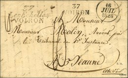 37 / Les Echelles / VOIRON + 37 / VOIRON Dateur A 1828. - SUP. - R. - 1801-1848: Precursors XIX