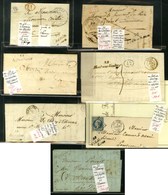 Lot De 7 Cursives Du Jura (cote 930). - B / TB. - 1801-1848: Precursori XIX