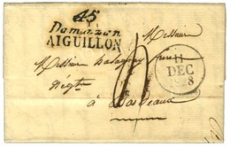 45 / Damazan / AIGUILLON Dateur A 1828. - TB / SUP. - 1801-1848: Vorläufer XIX