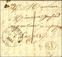 46 / Barre Càd T 12 FLORAC (46) Taxe 1 Sur Lettre Locale. 1844. - TB. - R. - 1801-1848: Precursors XIX