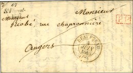 47 / St Florent / Le Vieil + P. P. Rouge Càd T 13 BEAU PREAU (47). 1845. - TB / SUP. - R. - 1801-1848: Precursori XIX