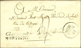 50 / Clermont / MONTIGNY Sur Lettre Avec Texte Daté De Maisoncelles Dateur A 1830. - TB / SUP. - 1801-1848: Precursori XIX