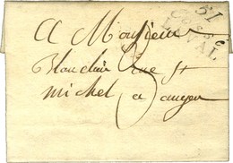 51 / Cossé / LAVAL Sur Lettre Avec Texte Daté 1824. - TB / SUP. - 1801-1848: Precursors XIX