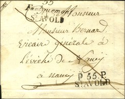 55 / Faulquemont / ST AVOLD + P. 55. P. / ST AVOLD Sur Lettre Avec Texte Daté 1822. - SUP. - R. - 1801-1848: Precursori XIX