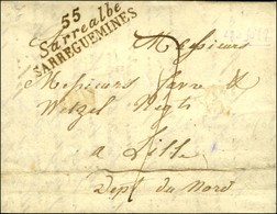 55 / Sarrealbe / SARREGUEMINES Sur Lettre Avec Texte Daté 1819. - SUP. - R. - 1801-1848: Precursors XIX