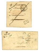 Lot De 2 Cursives De Moselle (cote 220). - B / TB. - 1801-1848: Precursors XIX