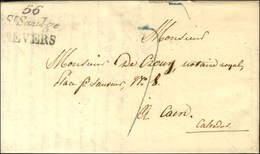 56 / St Saulge / NEVERS Sur Lettre Avec Texte Daté 1824. - TB / SUP. - 1801-1848: Vorläufer XIX