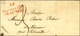 58 / Marseille / BEAUVAIS Rouge Sur Lettre Avec Texte Daté 1830. - SUP. - 1801-1848: Vorläufer XIX