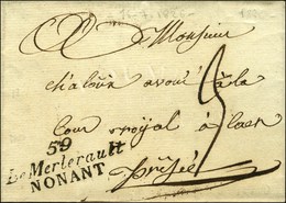 59 / Le Merlereault / NONANT Sur Lettre Avec Texte Daté 1826. - SUP. - 1801-1848: Precursori XIX