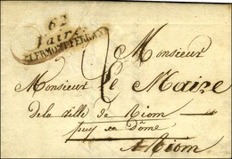 62 / Vaires / CLERMONT-FERRAND Sur Lettre Avec Texte Daté De Monton. 1825. - TB / SUP. - R. - 1801-1848: Vorläufer XIX