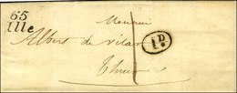 65 / Ille Taxe 1 Décime Rurale Sur Lettre Locale Pour Thuin. 1837. - SUP. - 1801-1848: Precursori XIX