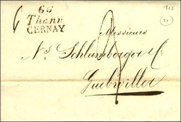 66 / Thann / CERNAY Sur Lettre Avec Texte Daté 1823. - TB / SUP. - R. - 1801-1848: Vorläufer XIX