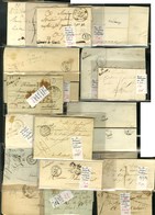 Lot De 17 Cursives De La Sarthe (cote 2390). - B / TB. - 1801-1848: Precursori XIX