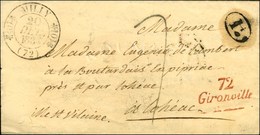 72 / Gironville Rouge Càd T 17 MILLY (72). 1834. - SUP. - 1801-1848: Precursori XIX