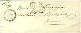 72 / Paroy (variété Erreur De Numéro 72 Au Lieu De 73) Taxe 25 DT Dateur B 1851. - SUP. - R. - 1801-1848: Vorläufer XIX