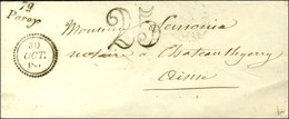 72 / Paroy (variété Erreur De Numéro 72 Au Lieu De 73) Taxe 25 DT Dateur B 1851. - SUP. - R. - 1801-1848: Precursors XIX