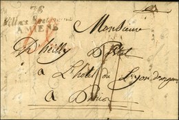 76 / Villers-Bretonneux / AMIENS Sur Lettre Avec Texte Daté 1827. - TB. - R. - 1801-1848: Precursori XIX