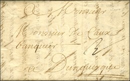 Lettre Avec Texte Daté De Calais Le 9 Mars 1681 Pour Dunkerque, Au Recto Mention De Taxe. - TB. - Autres & Non Classés